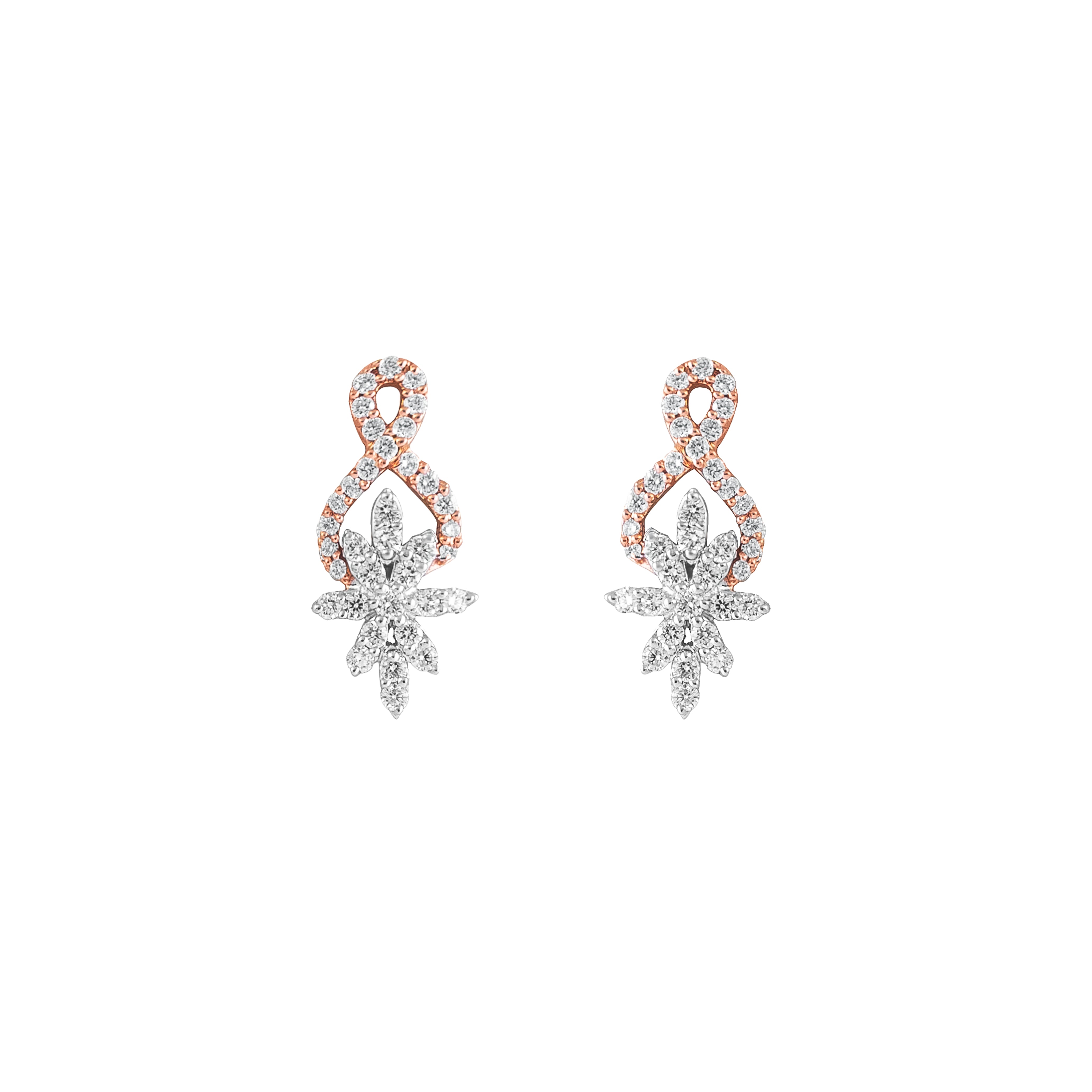 Infinity Diamond Earrings