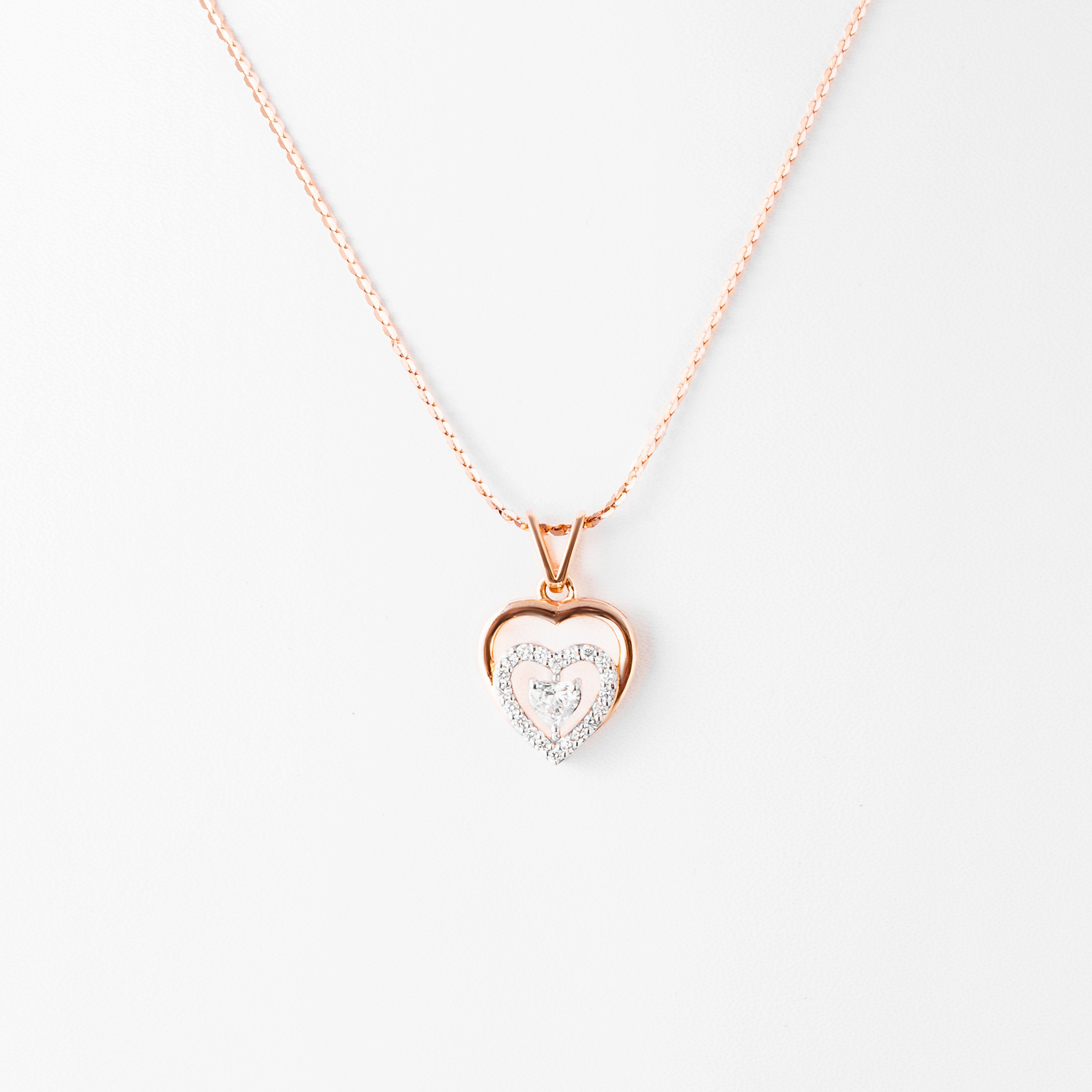 Heart Diamond Pendant