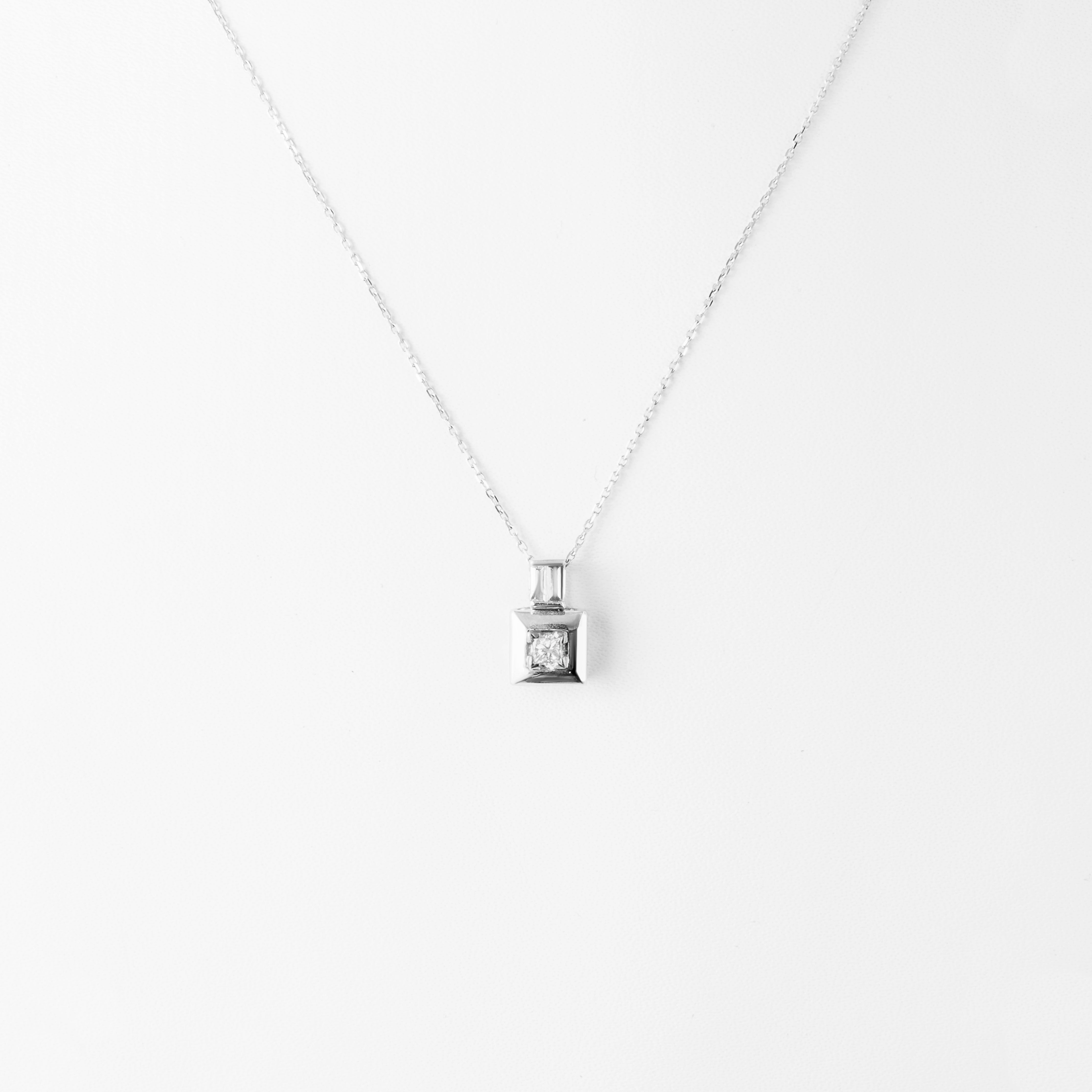 Diamond Square Pendant