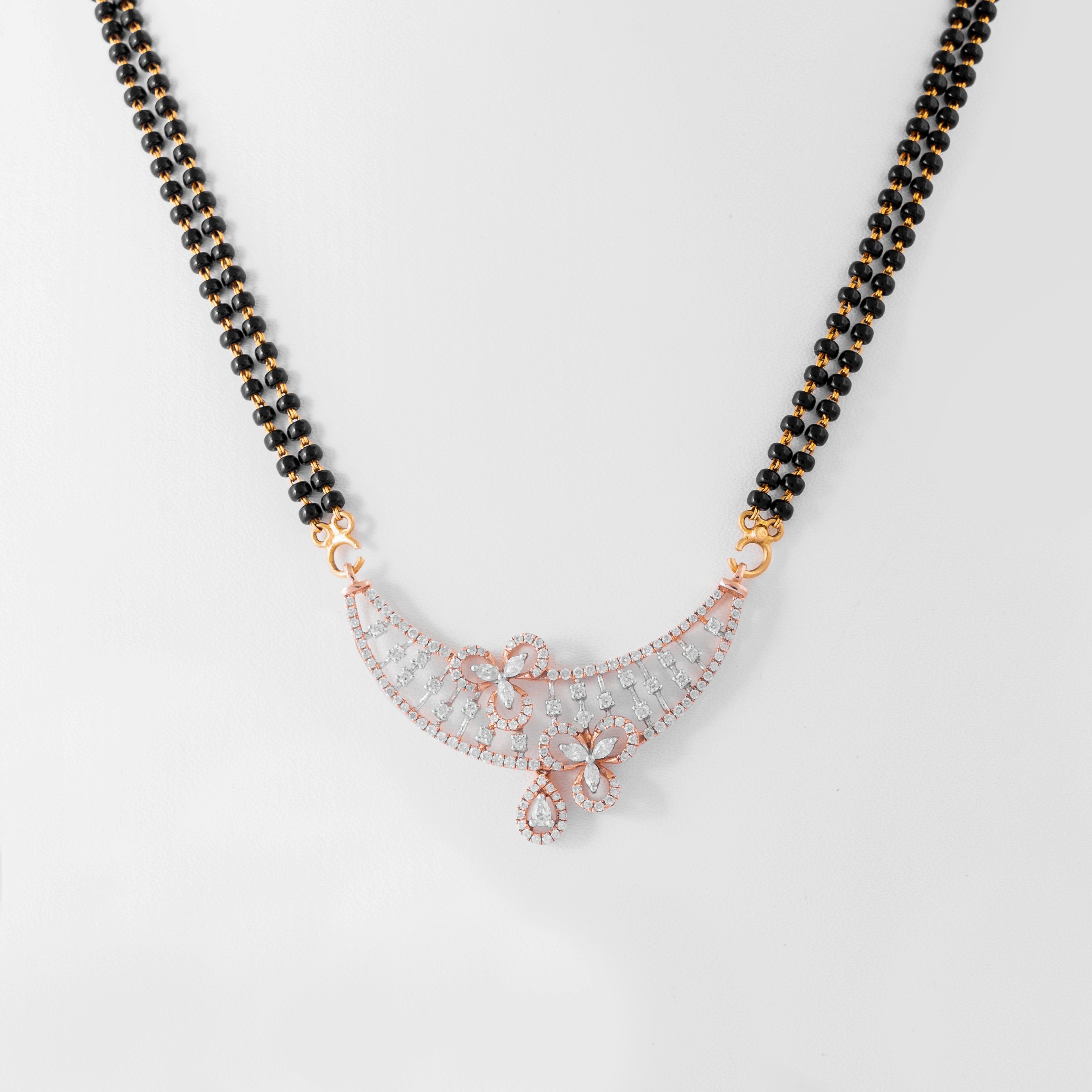 Fancy Diamond Mangalsutra