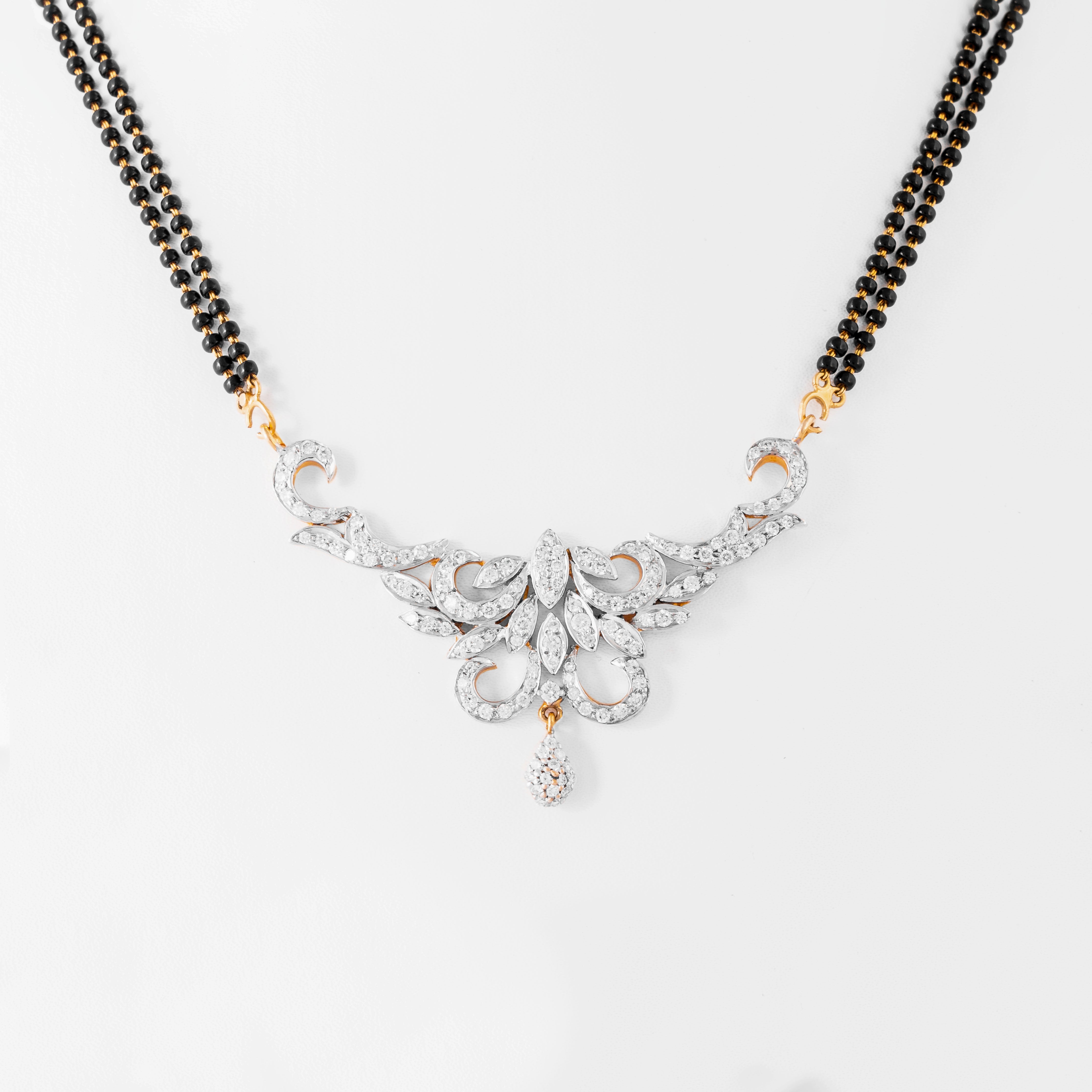 Traditional Diamond Mangalsutra
