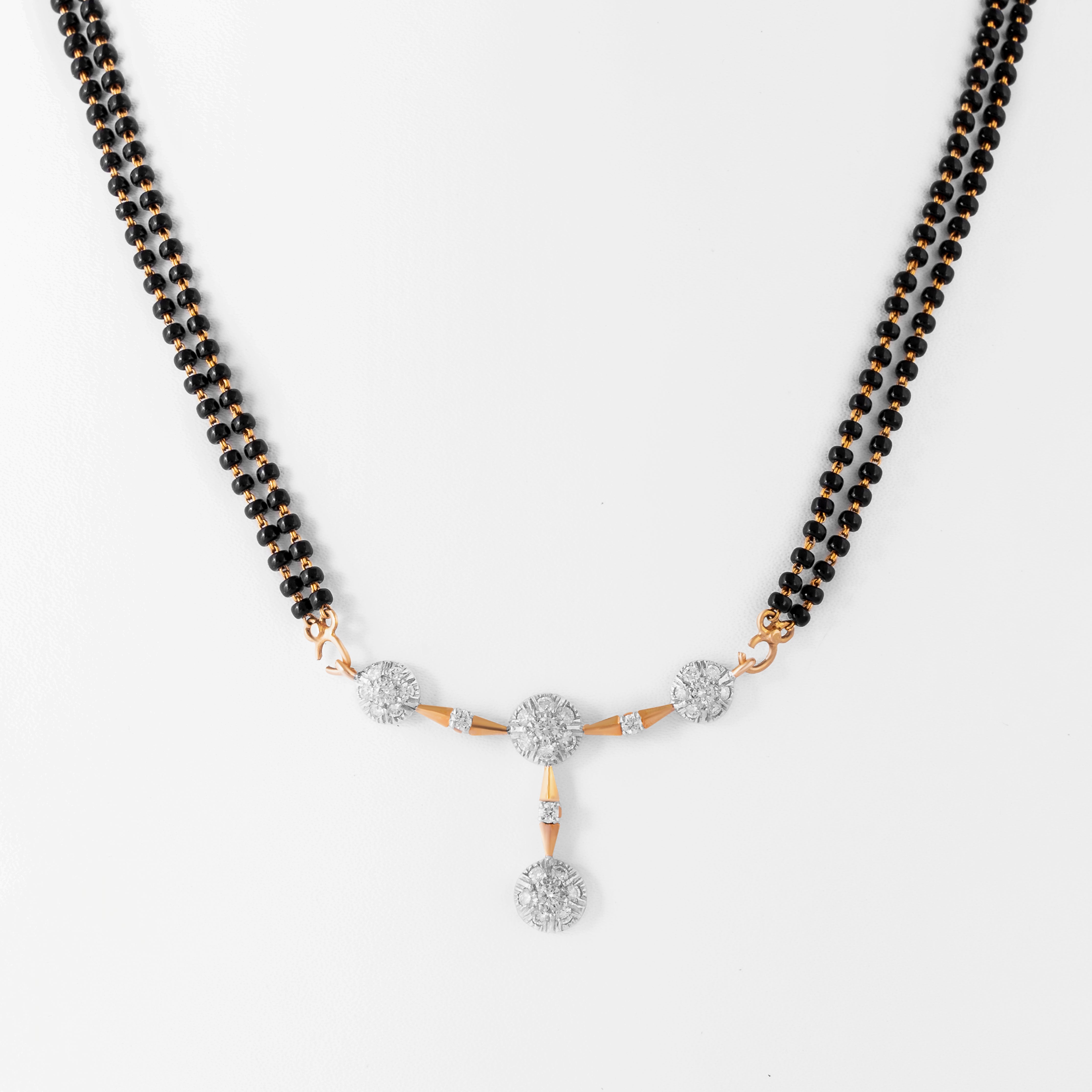 Dome Diamond Mangalsutra