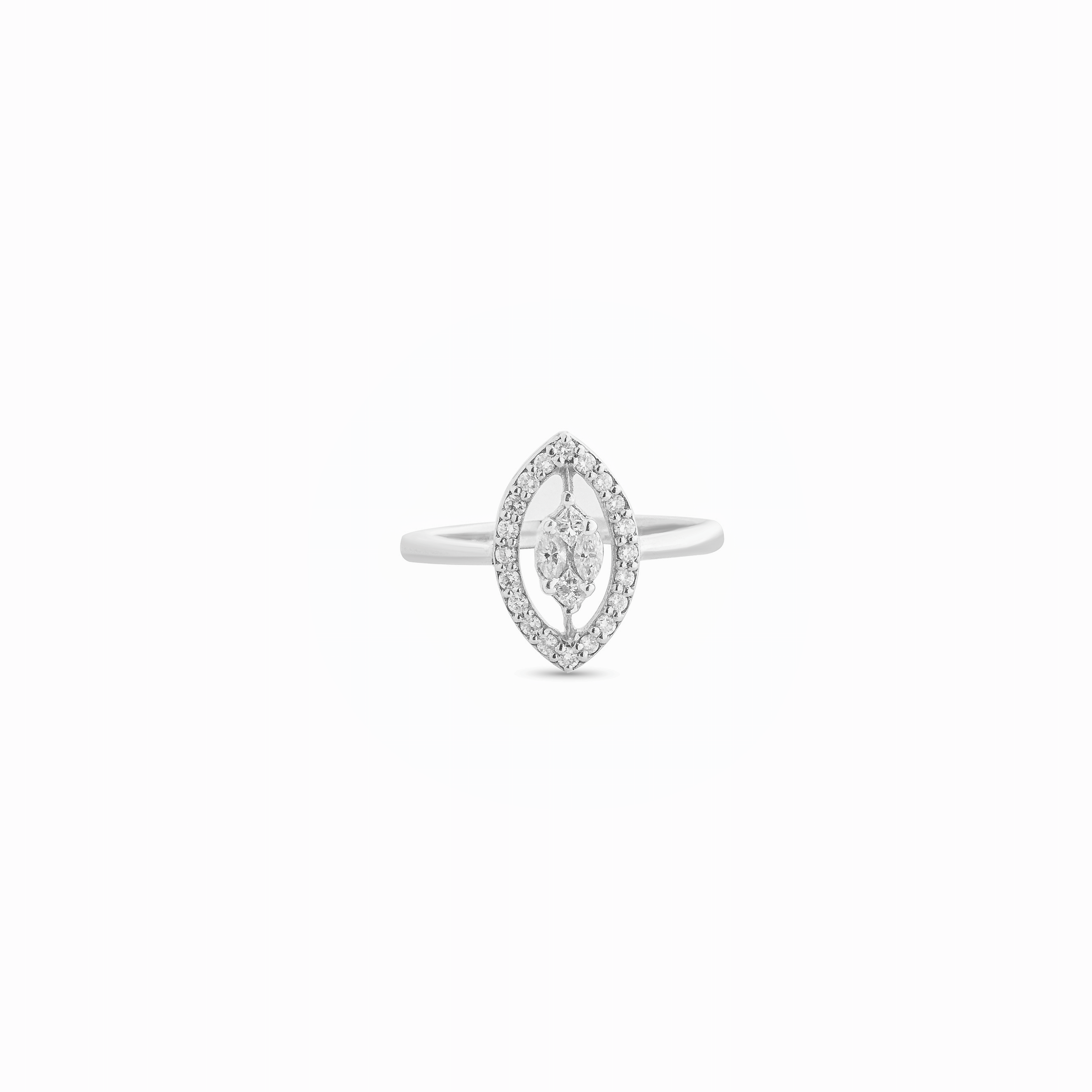 Marquise Illusion Diamond Ring