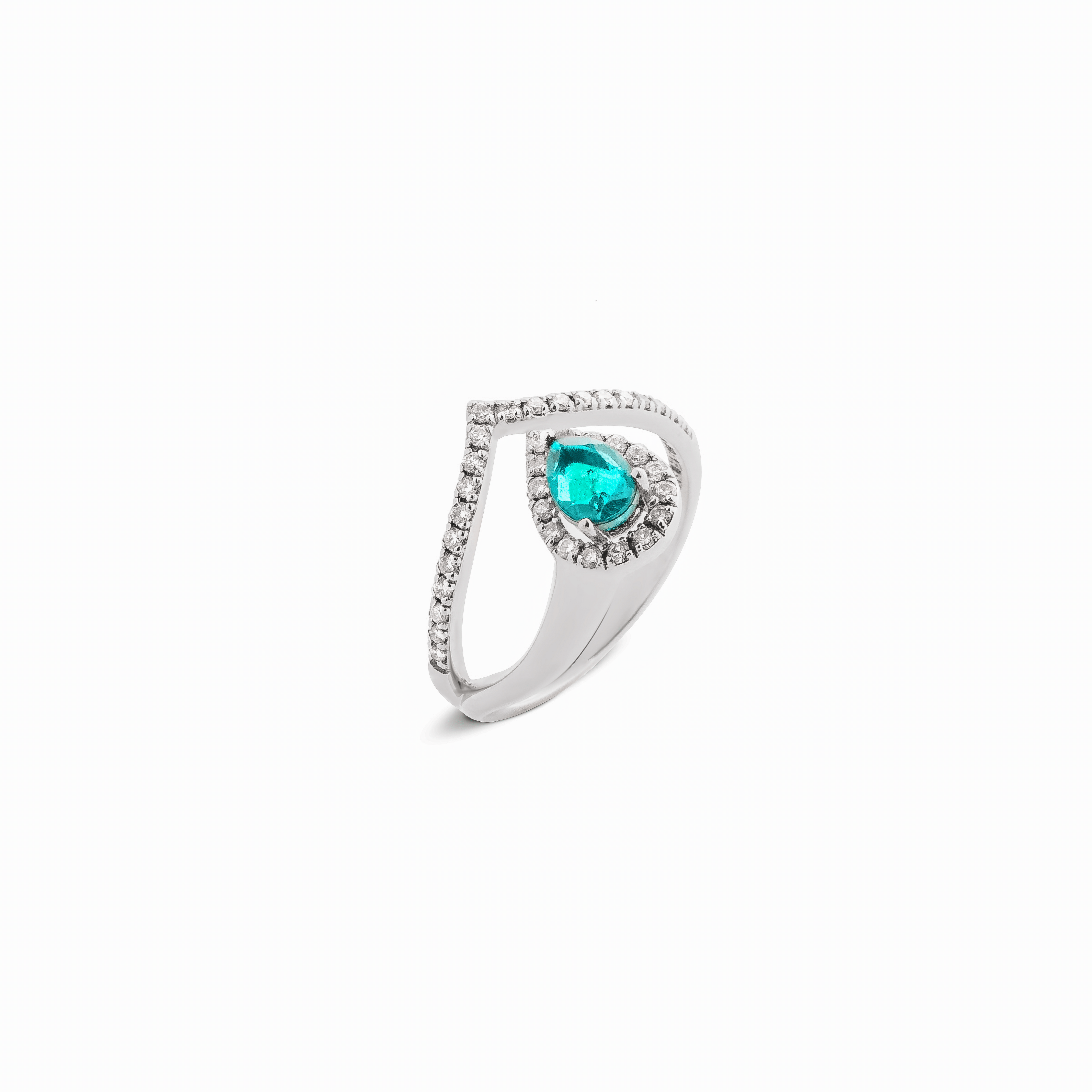 Emerald Diamond Ring 