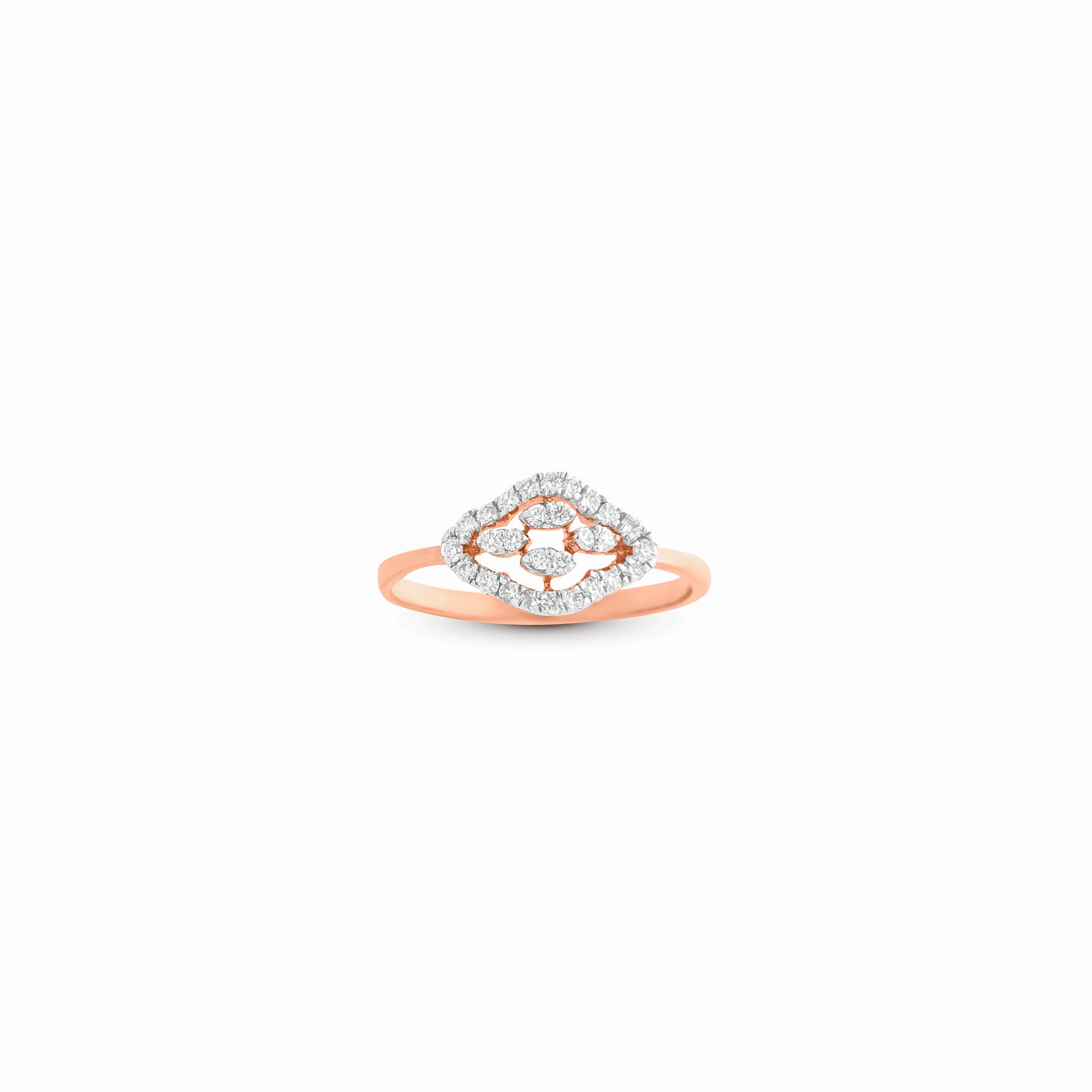 Floating Diamond Ring