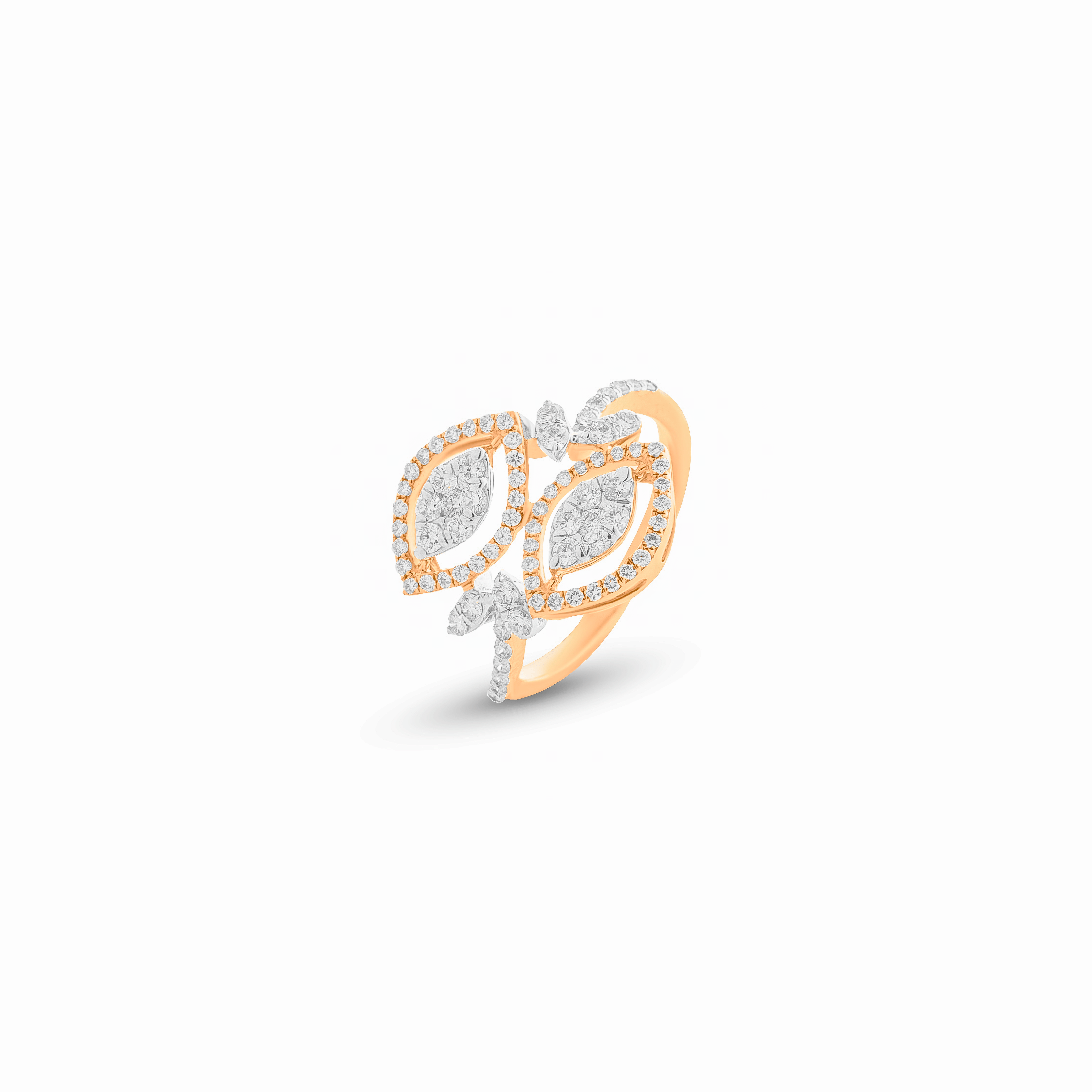 Intertwining Marquise Ring