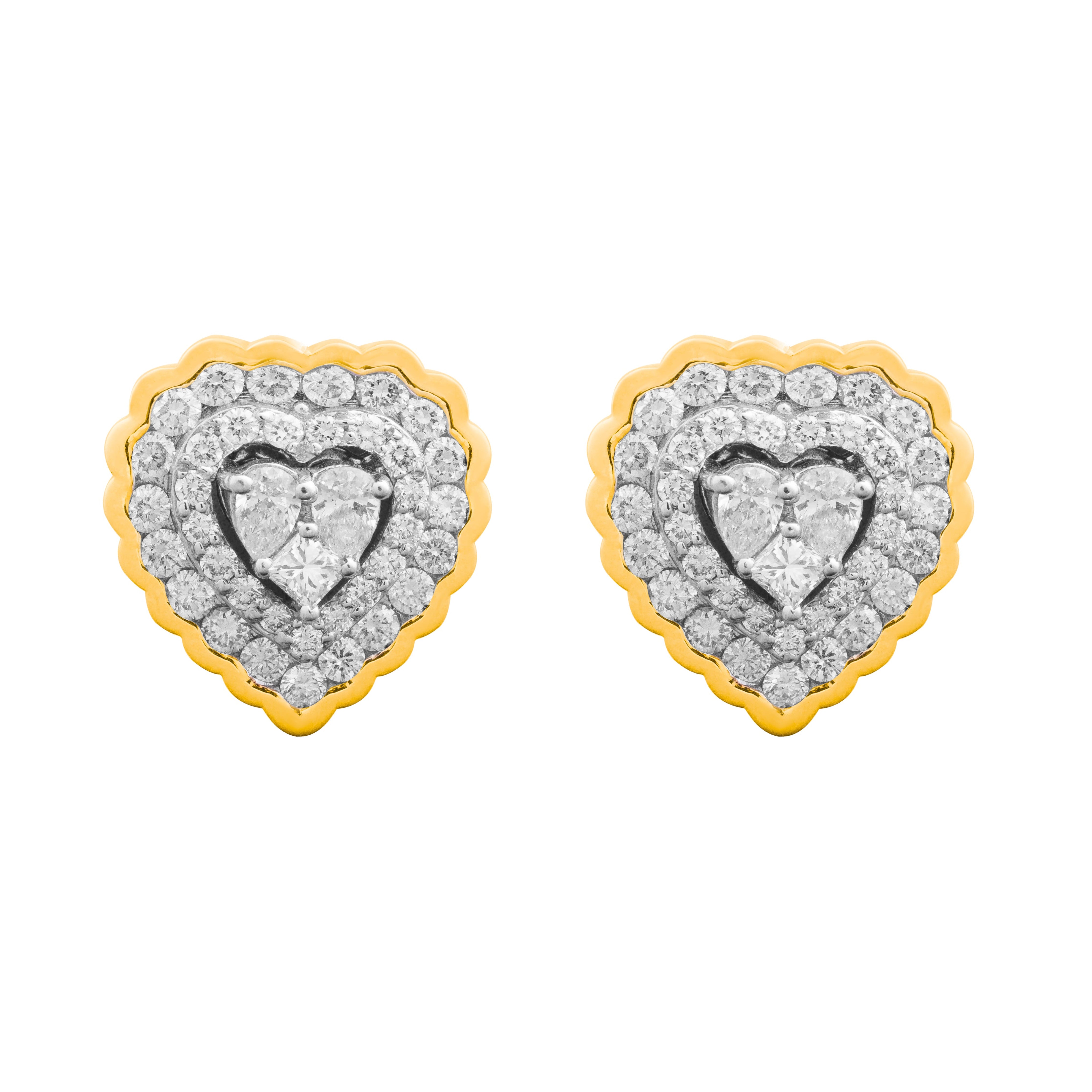 Illusion of Hearts Earrings