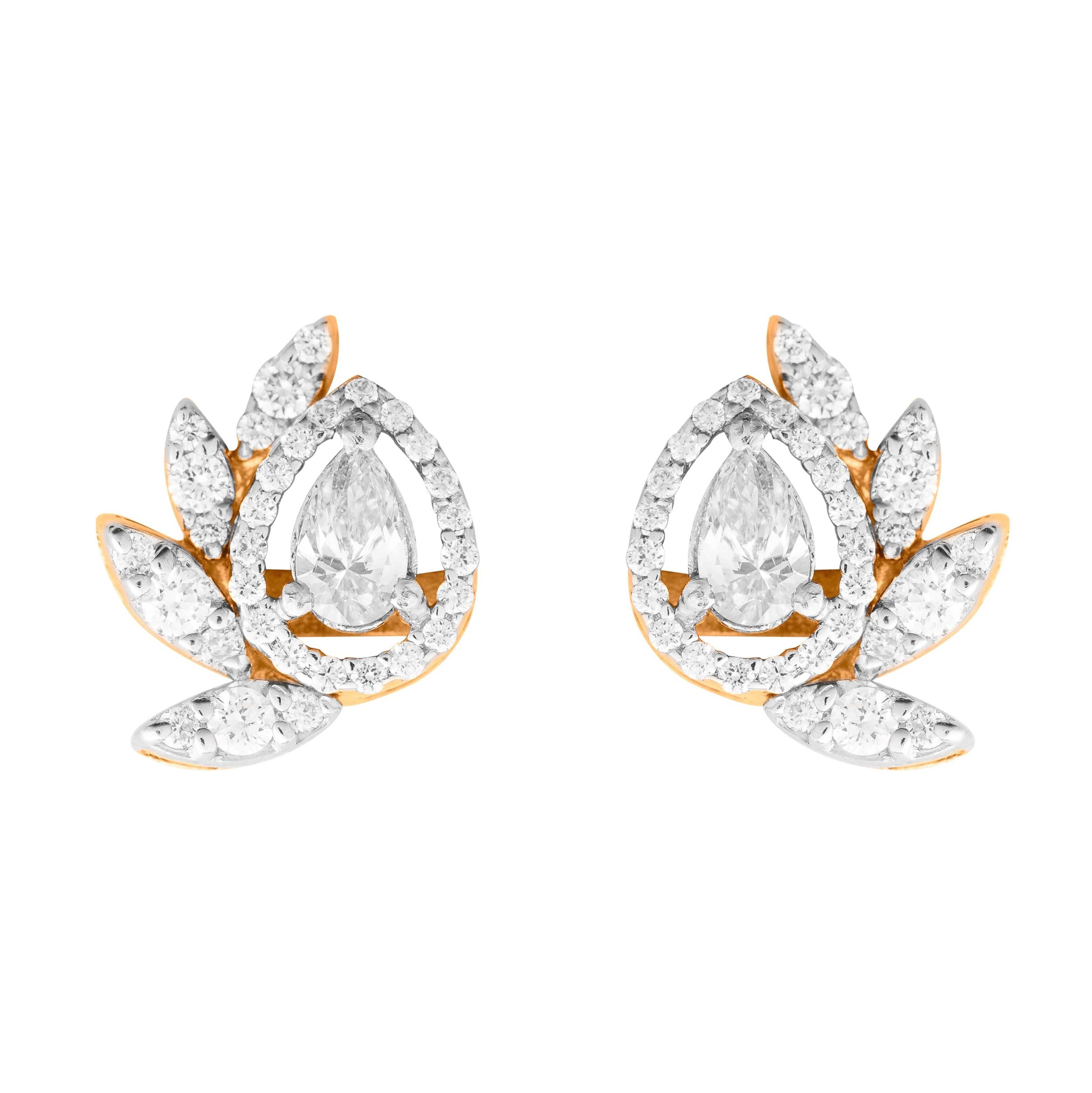 Pear Diamond Studs