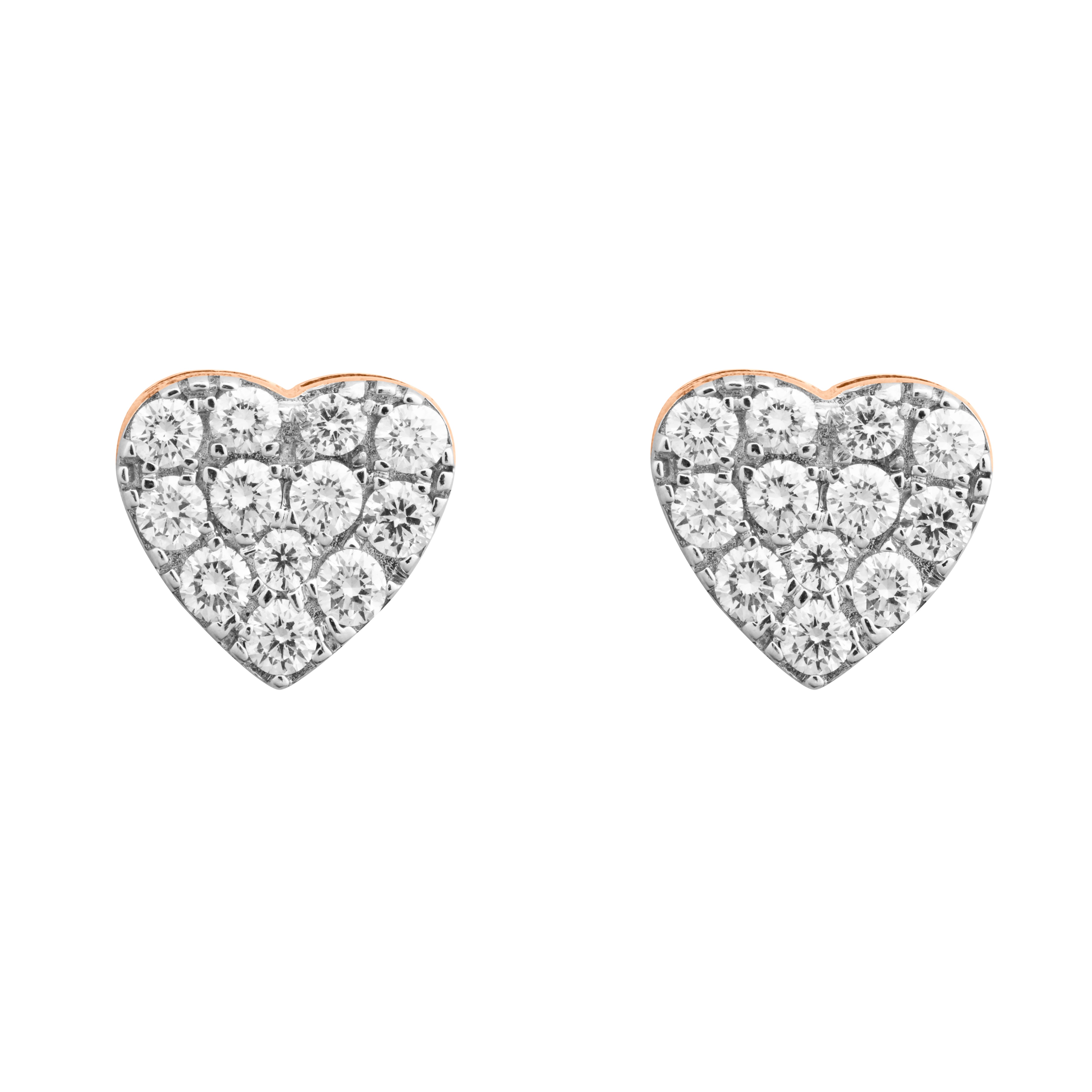 Cluster of Heart Shaped Earrings 