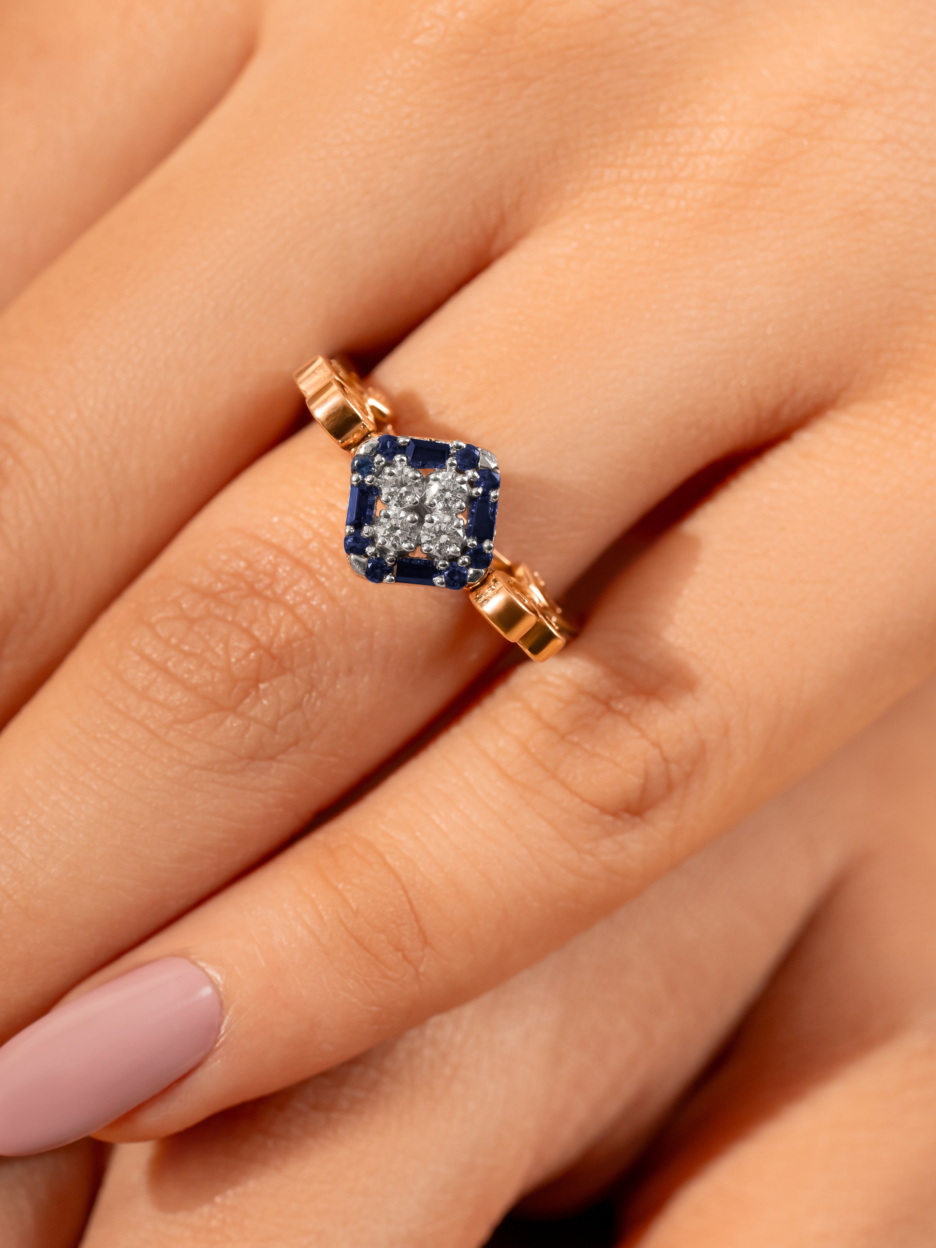 Double Sided Diamond Ring