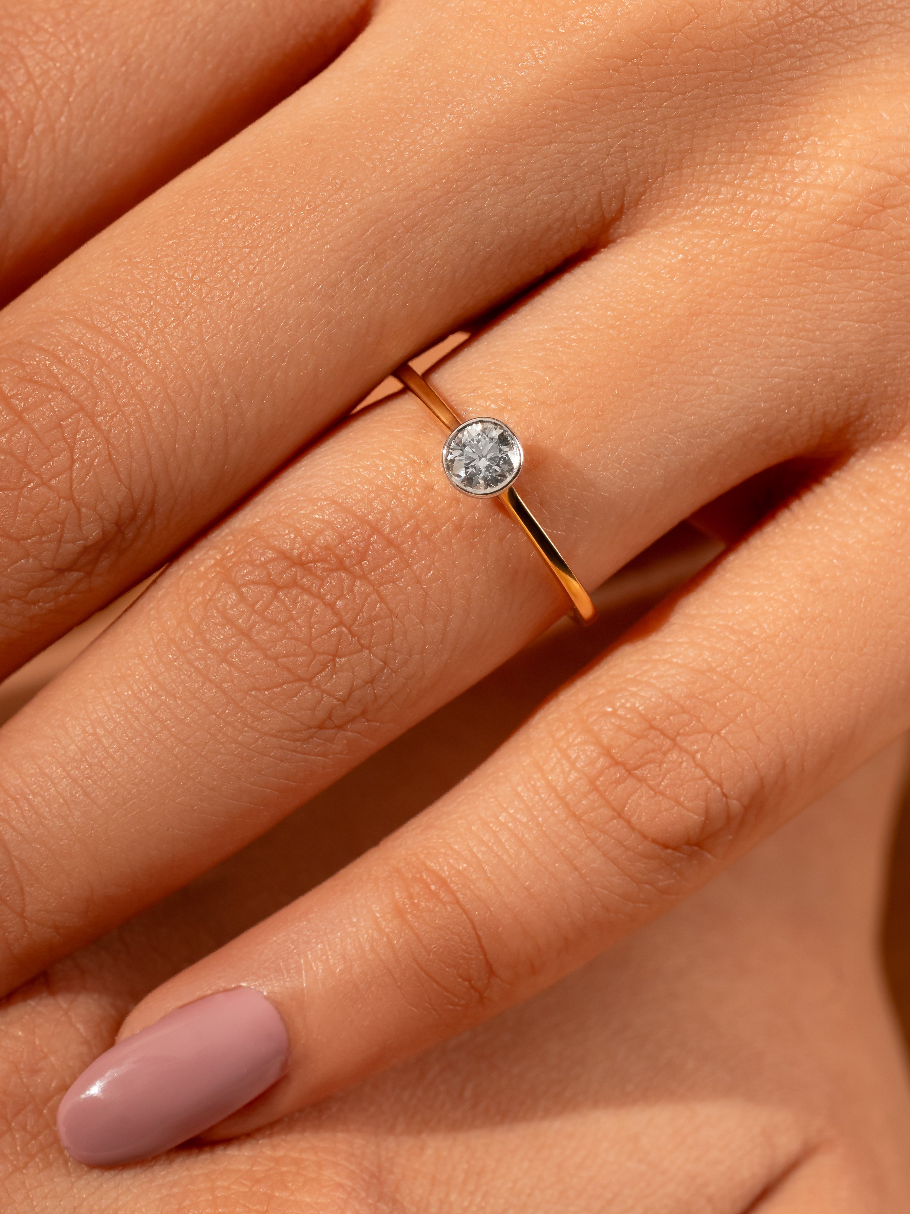 Round Diamond Solitaire Ring