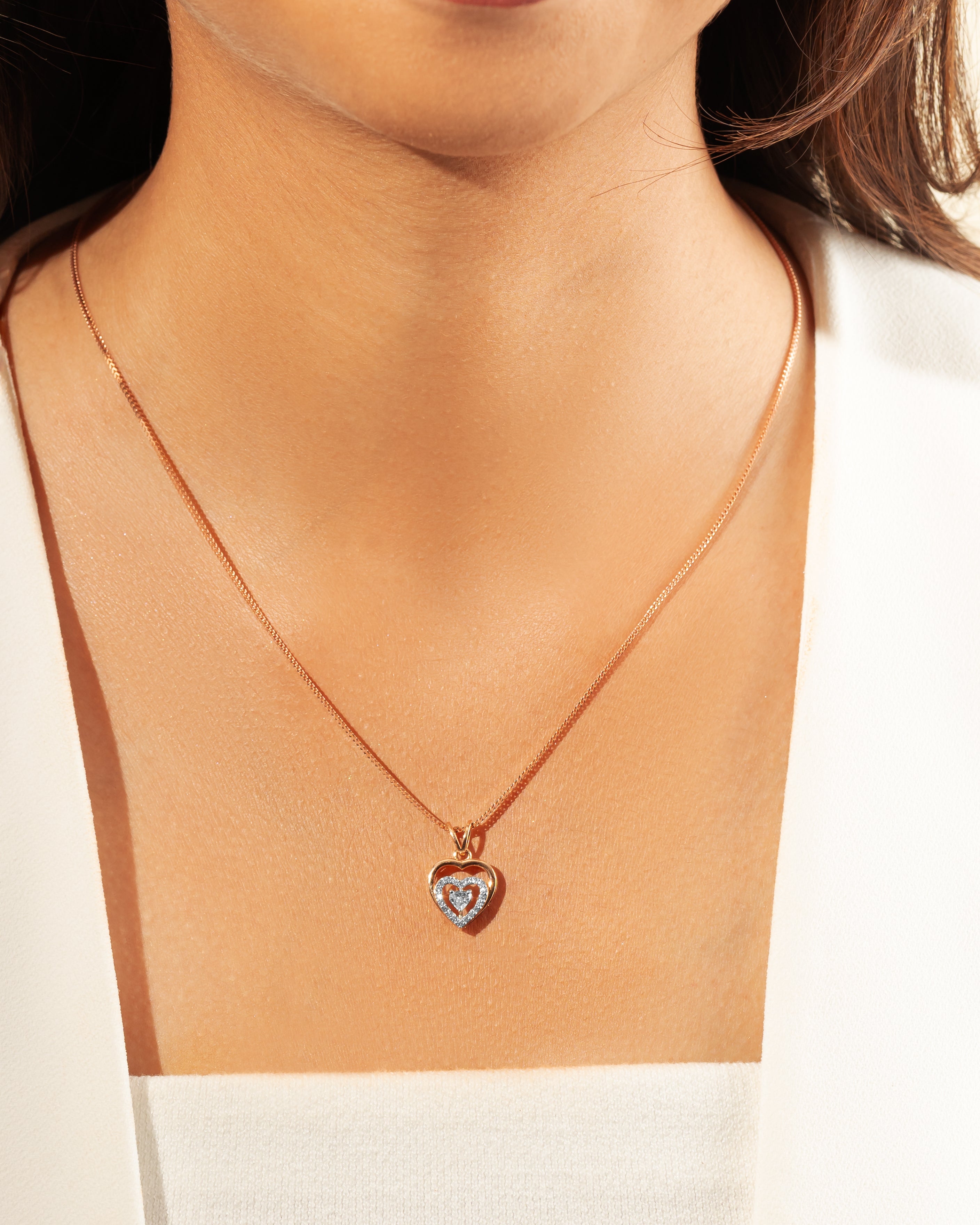 Heart Diamond Pendant