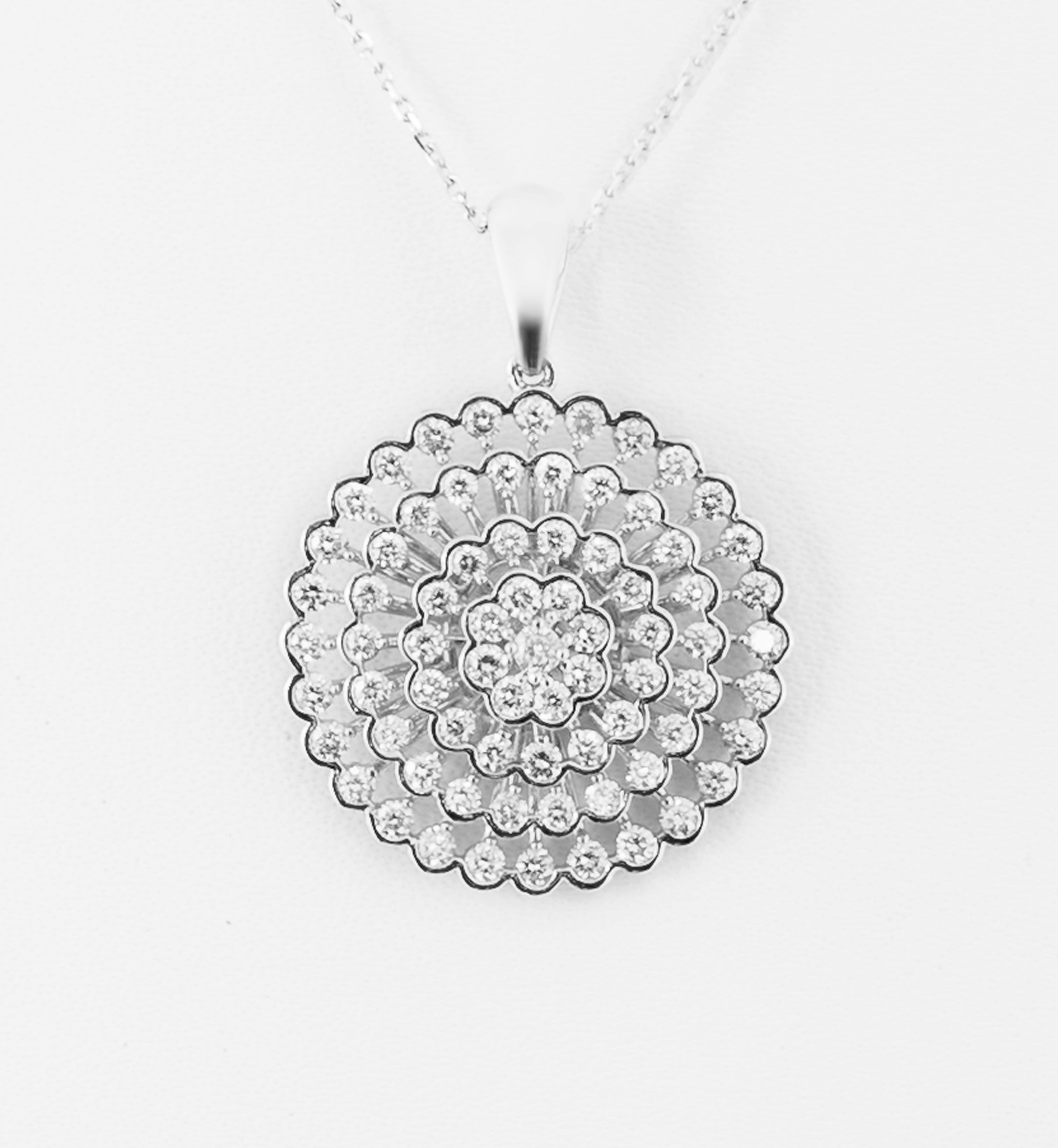 Diamond Fountain Pendant